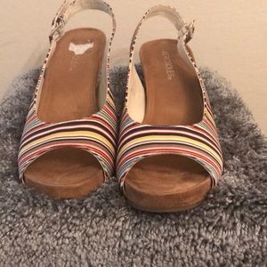 Aerosols plush multi color sandal
